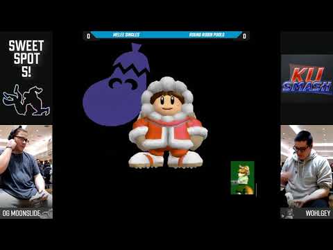 Sweet Spot 5 SSBM - OG Moonslide (Ice Climbers) Vs. Wohlgey (Fox) - Round Robin Pools