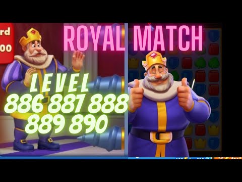 Royal Match Level 886 887 888 889 890