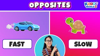 Opposite Words for Kids - Learning Videos for Toddlers - Teaching About Opposites