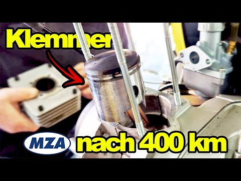 Kolbenklemmer nach 400km am MZA Neumotor für die Simson S51/S70 | Reparatur von Zylinder und Kolben