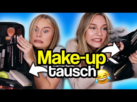 Video Thumbnail: Meine SCHWESTER und ICH tauschen unser MAKE-UP ? ( + VERLOSUNG ) | Dagi Bee