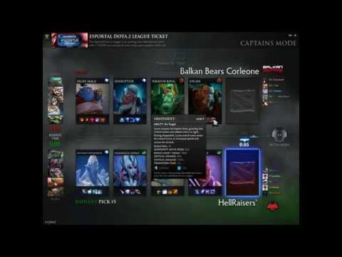 Esportal Dota 2 League : HellRaiser vs Balkan Bears