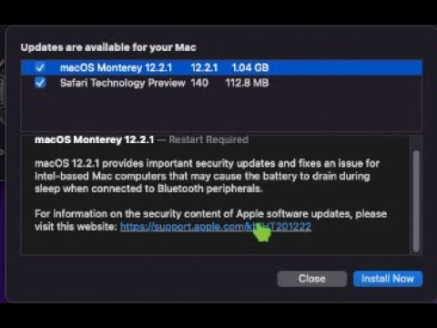 macOS Monterey 12.2.1 Bluetooth Battery Drain fix