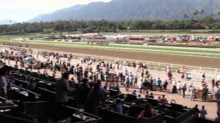 preview picture of video 'Derby Day, Santa Anita Park, Sights and Sounds'