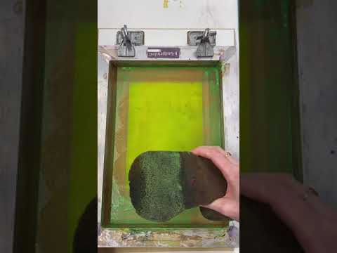 How to Register a Two Layer Screenprint on Paper