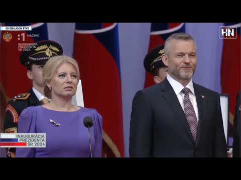 Slovakia National Anthem | Pellegrini Inauguration 2024