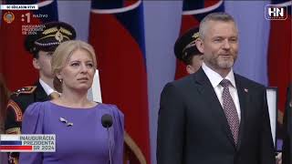 Slovakia National Anthem | Pellegrini Inauguration 2024