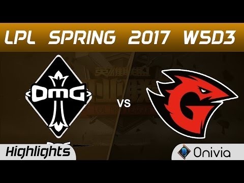 OMG vs GT Highlights Game 1 LPL Spring 2017 W5D3 OMG vs Game Talents   YouTube