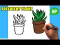The Best 14 Easy Simple Succulent Drawing