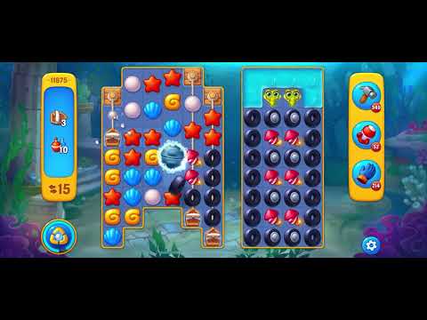 Fishdom level 11875 no boosters フィッシュダム ノーマル