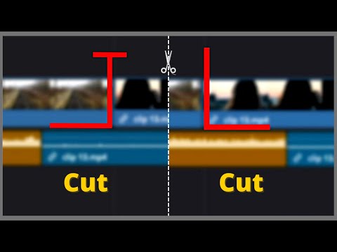 How to make L Cut and J Cut in DaVinci Resolve