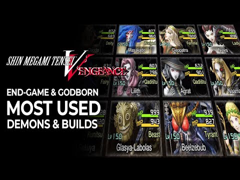 These Are My Most Used End-Game & Godborn Builds in Shin Megami Tensei V: Vengeance