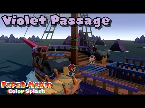 Paper Mario: Color Splash 100% Repainted - Stage 18 - Violet Passage