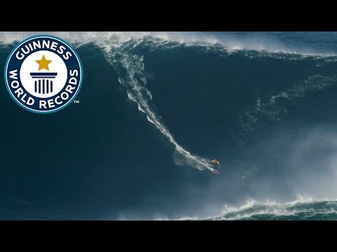 Largest wave surfed - Guinness World Records