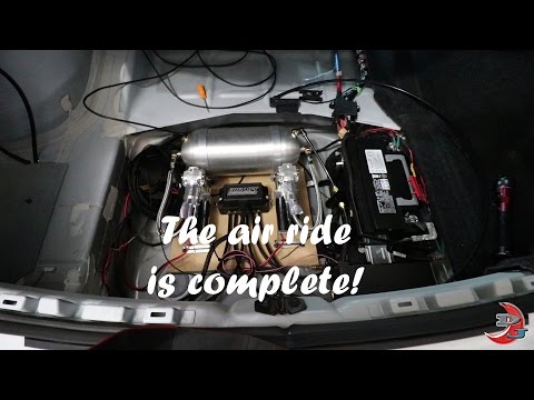 2017 Dodge Charger ScatPack Air ride Install.. Part 4 Final