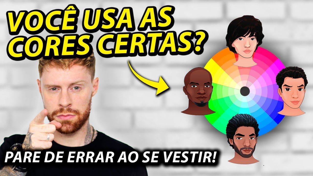 Qual COR de ROUPA combina melhor pra cada TOM DE PELE Você sabe identificar
