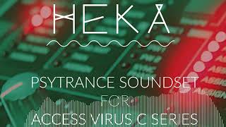 Video thumbnail for Heka Psytrance Soundset for Access Virus C & Virus B - Full On/Dark/Prog Psytrance Patches 2026 by Kulshan Studios