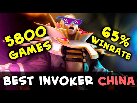 Best Invoker in China — 5800 game 65% winrate by Sumiya