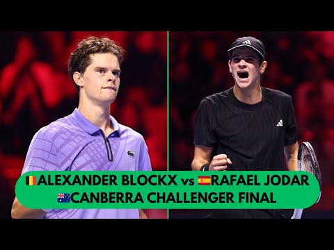 Alexander Blockx vs Rafael Jodar | CANBERRA 2026 FINAL HIGHLIGHTS