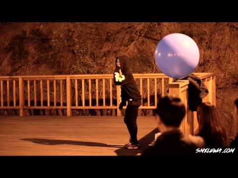140406 에이핑크(Apink) '보미' - 고릴라 개인기 @구암공원 미니팬미팅 직캠 by -wA-