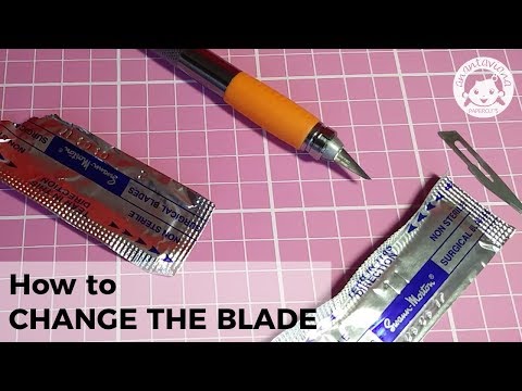 How to change the blade | Papercutting | Paper Art | Anantaviana