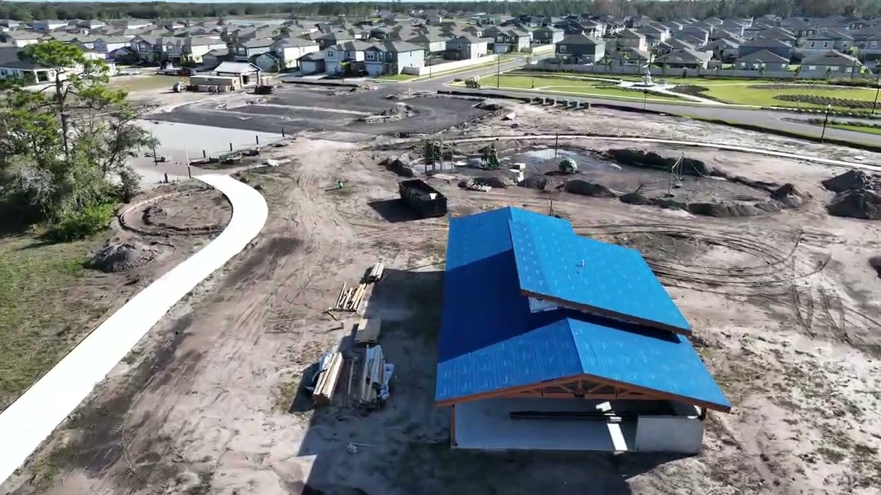 Biweekly aerial site monitoring construction Lakeland Florida