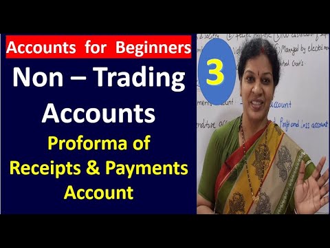 1 Non Trading Accounts Introduction