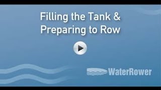 WaterRower - Things to do before rowing