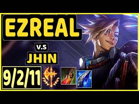 DIAMOND (EZREAL) vs JHIN - 9/2/11 KDA BOTTOM ADC CHALLENGER GAMEPLAY - NA