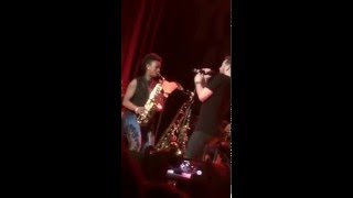 Matt Cardle & Yolanda Brown Set fire to the rain - Manchester 28/04/16