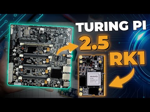 Build a 4-Machine Linux Cluster on ONE Motherboard! Turing Pi 2.5 & RK1 Setup