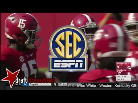 Mike White (WKU QB) vs Alabama 2016