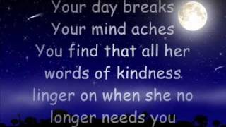 For No One - The Beatles [ with Lyrics ]