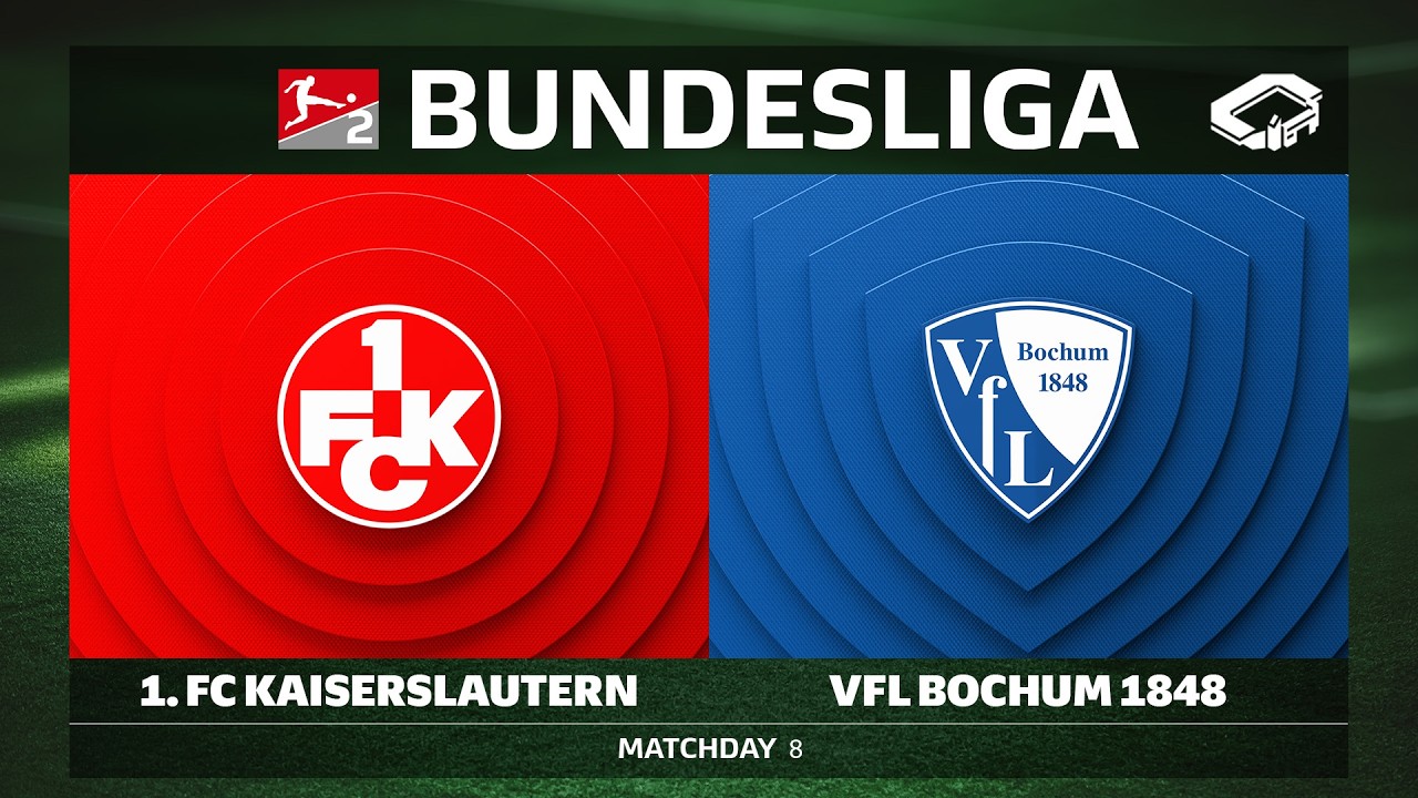 1. FC Kaiserslautern vs. VfL Bochum 1848 | Matchday 8 - Bundesliga 2 2026/27