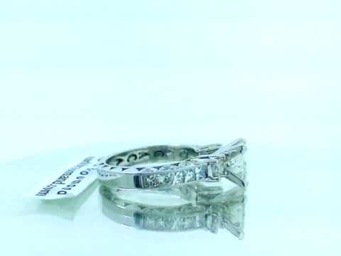 Mark Broumand- 4.07ct Princess Cut Diamond Engagement Anniversary Ring- www.markbroumand.com