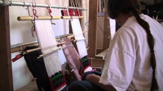 preview picture of video 'Ahkima Honyumptewa Weaving and Hopi Life Bacavi 3rd Mesa pt. 2 of 2'