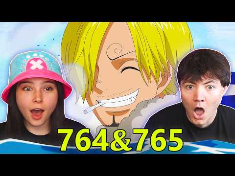 SANJI'S GOODBYE! 👒 One Piece Ep 764 & 765 REACTION & REVIEW