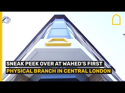 SNEAK PEEK OVER AT WAHED'S FIRST PHYSICAL BRANCH IN CENTRAL LONDON