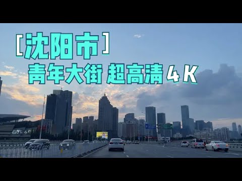 China Liaoning Shenyang Qingnian Street Província de Liaoning Shenyang City Youth Street 辽NING Shenyang Youth Street 2021 4K