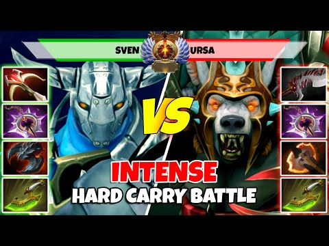 SVEN (Carry) vs URSA (Carry) - Epic Battle Of Immortal Rank Dota 2 Players - Z Dota 2