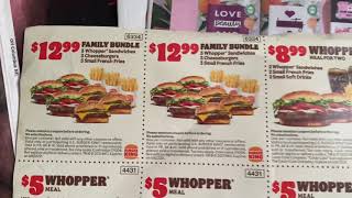 Burger King - Multiple Coupons