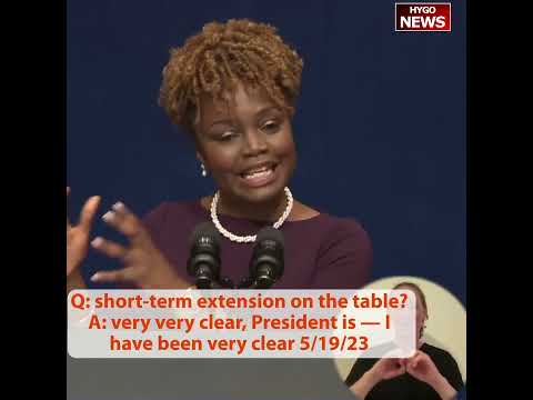 Q: Short-Term Extension On The Table? A: "Very Very Clear, President Is — And I Have Been Very Clear"