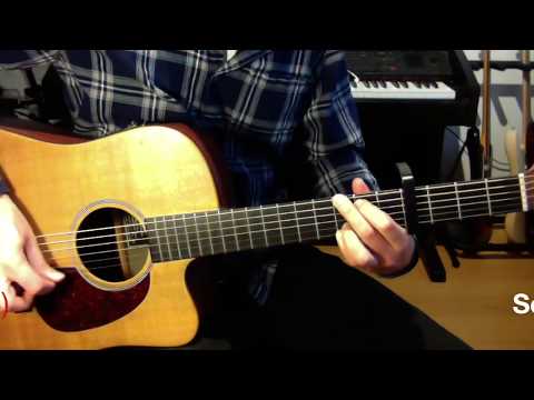 Date la vuelta Fonsi Yatra Jam guitarra (con y sin capo)