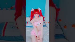 twinkle twinkle little star cute pink bunny #short #tiktok #cosplay
