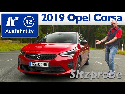 2019 Opel Corsa F GS Line - Weltpremiere, Sitzprobe, kein Test, Interieur