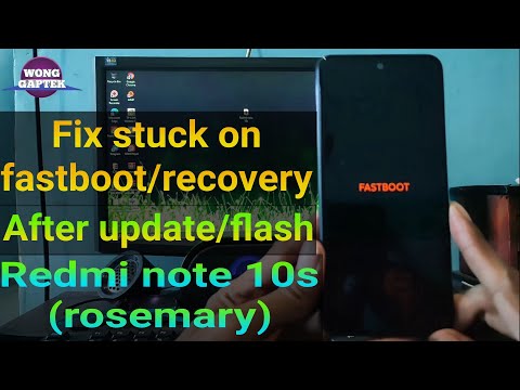 SOLVED ‼️ Fix Stuck On Fastboot Redmi Note 10s (rosemary) || Redmi note 10s stuck fastboot