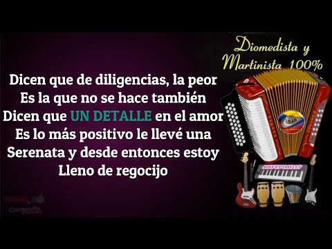 Un Detalle - (letra) - DIOMEDES DIAZ / Álbum - Con Mucho Estilo / Año - 1981