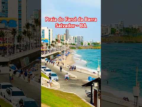 Praia do Farol da Barra #salvadorba #bahia #praia #turismo #turismo #faroldabarra
