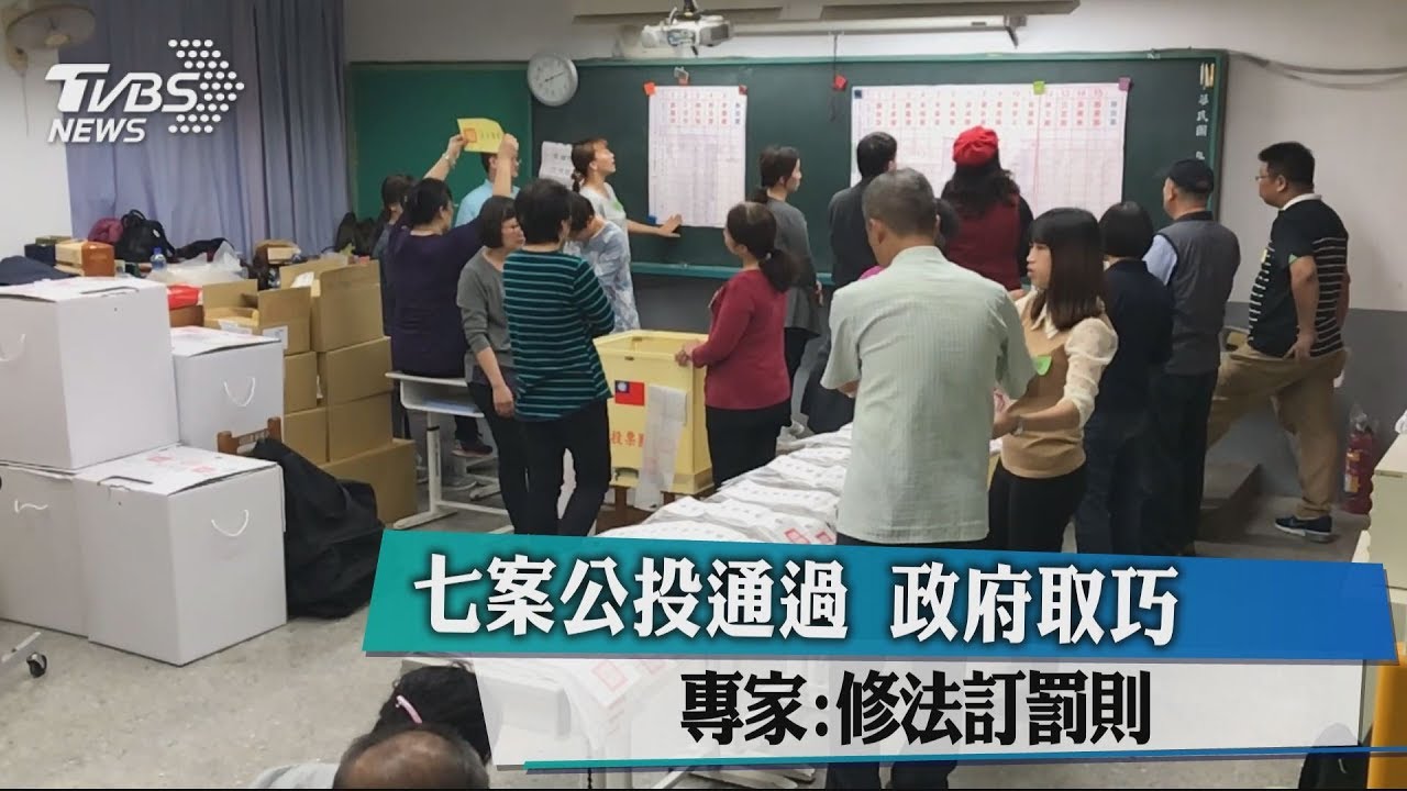 七案公投通過政府取巧　專家：修法訂罰則