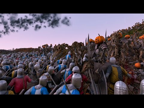 20000 HALLOWMANS VS 20000 FOOTMANS - Ultimate Epic Battle Simulator 2 UEBS2